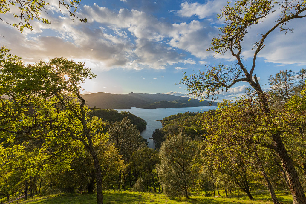 Landscape view at Lake Berryessa